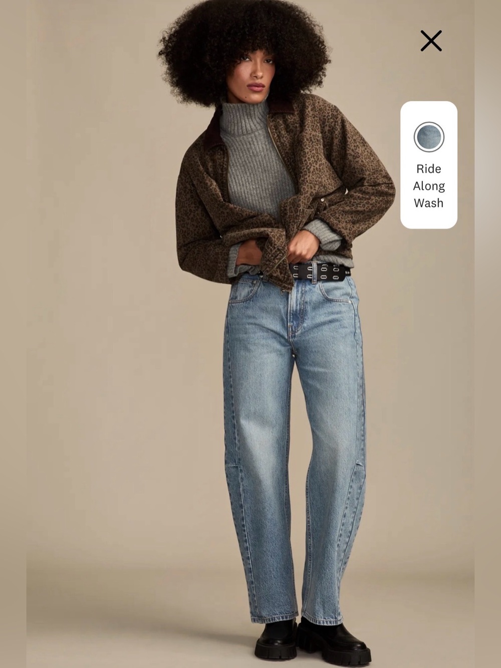 Lucky Brand Barrel Leg Jeans Medium Wash Mid Rise